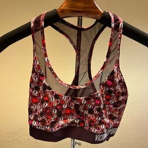NWT.  VICTORIA SPORT Racerback sport bra. Size S